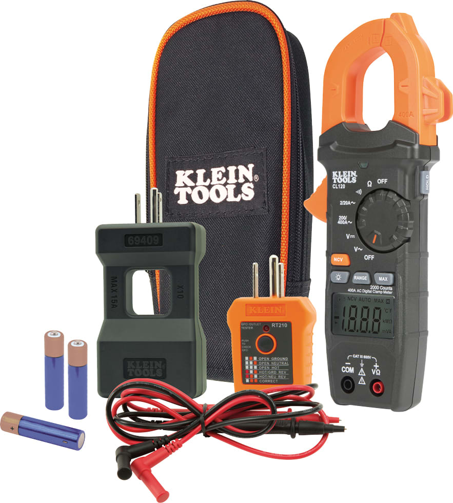 Klein CL120KIT - Clamp Meter Electrical Test Kit