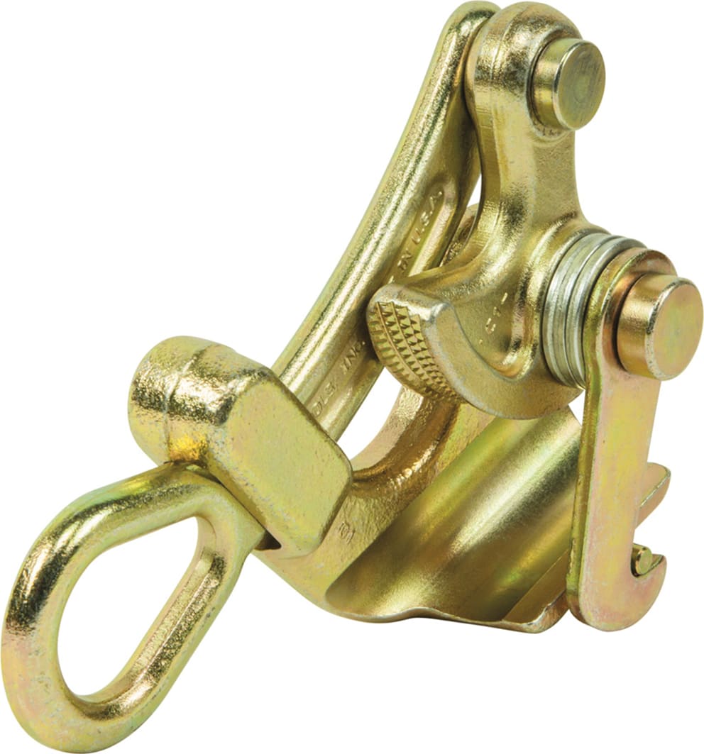 thumbnail interactive-video image 1 of 3 Ton Cable Wire Rope Hand Puller – Alloy Steel Haven Grip, Zinc Plated (Gold) By CNCEST 1 of 2