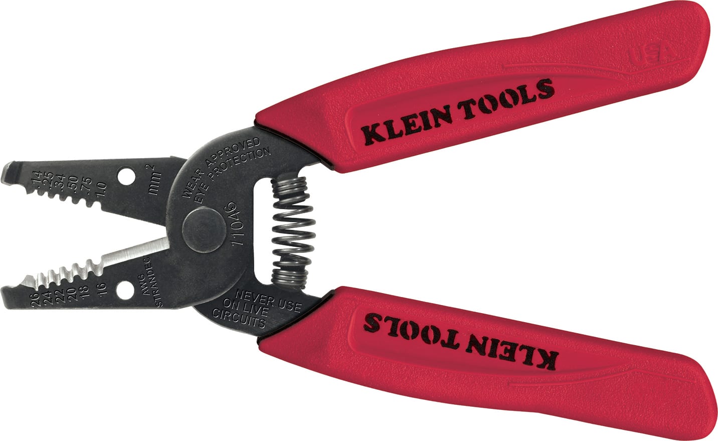 Klein Tools 11046 Wire Stripper/Cutter (16-26 AWG Stranded)