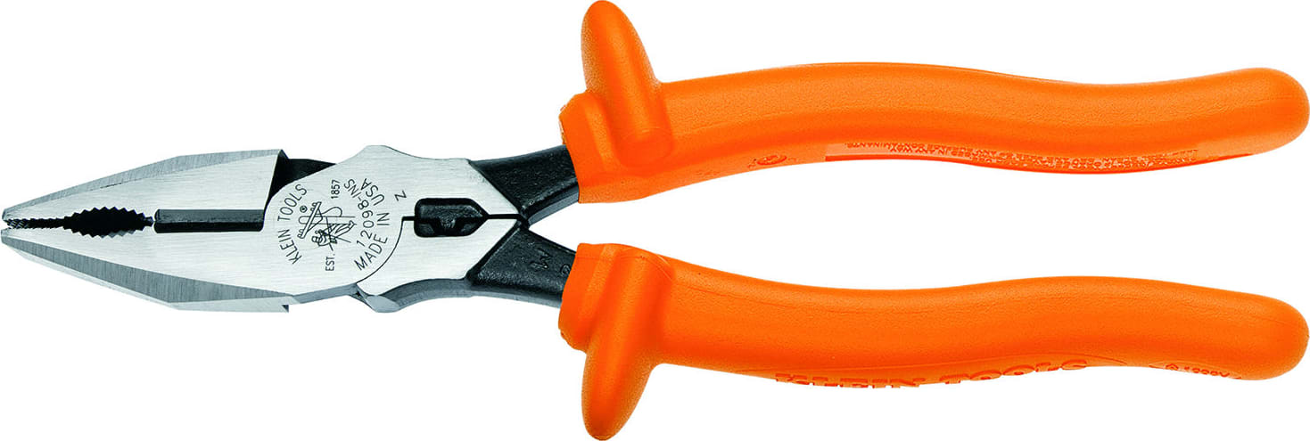 Klein Tools 12098-INS Side Cutting Pliers Connector Crimping