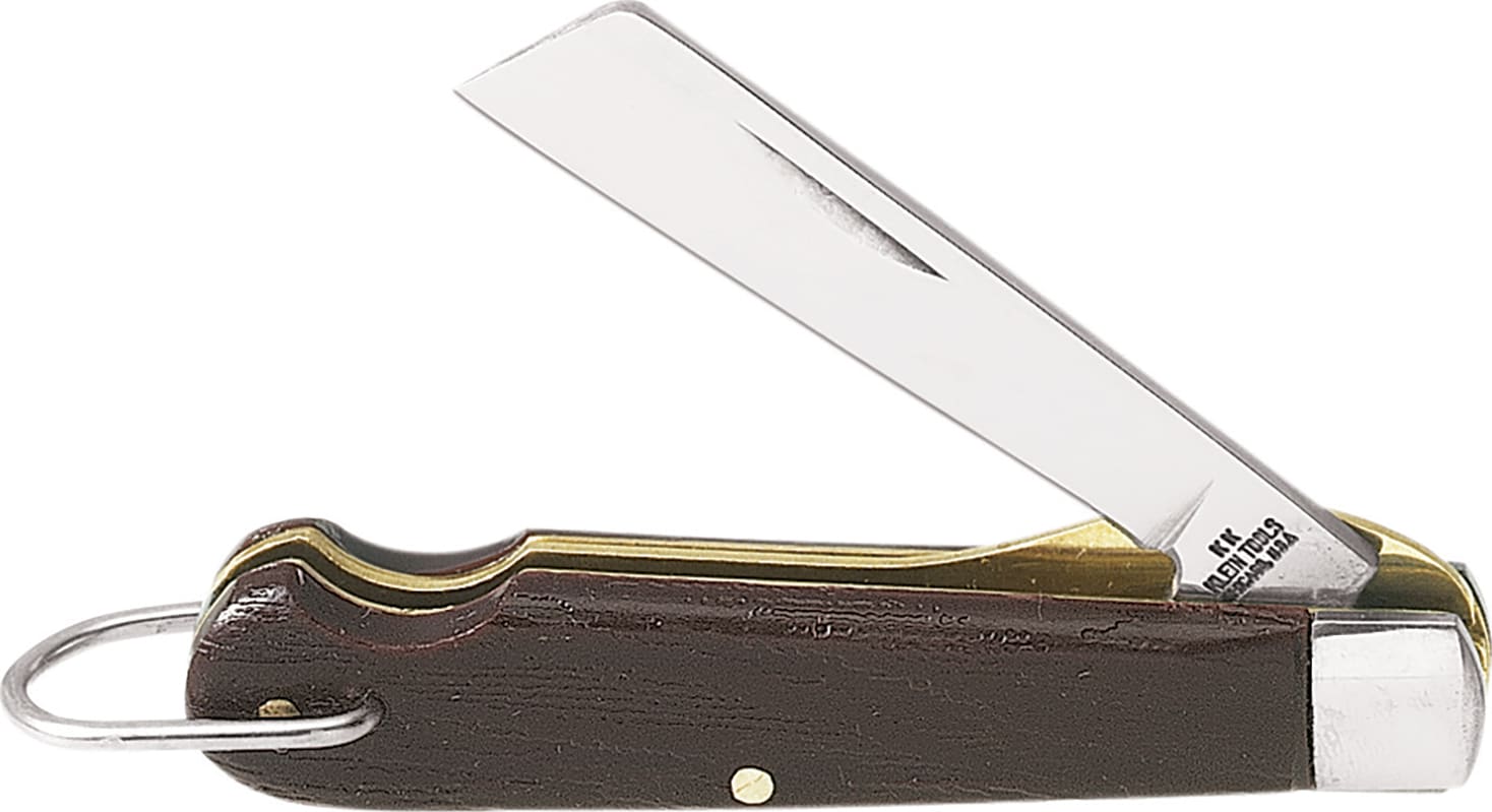 Klein Tools 1550-11 Pocket Knife 2-1/4" (57 mm) Carbon Steel Coping Blade