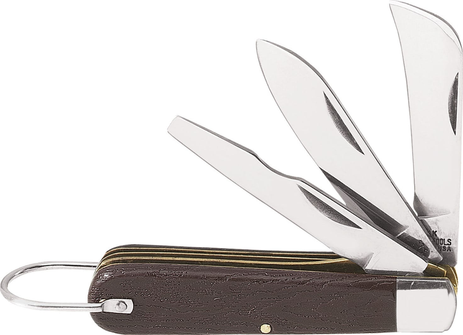 Klein Tools 1550-6 3 Blade Pocket Knife with Screwdriver