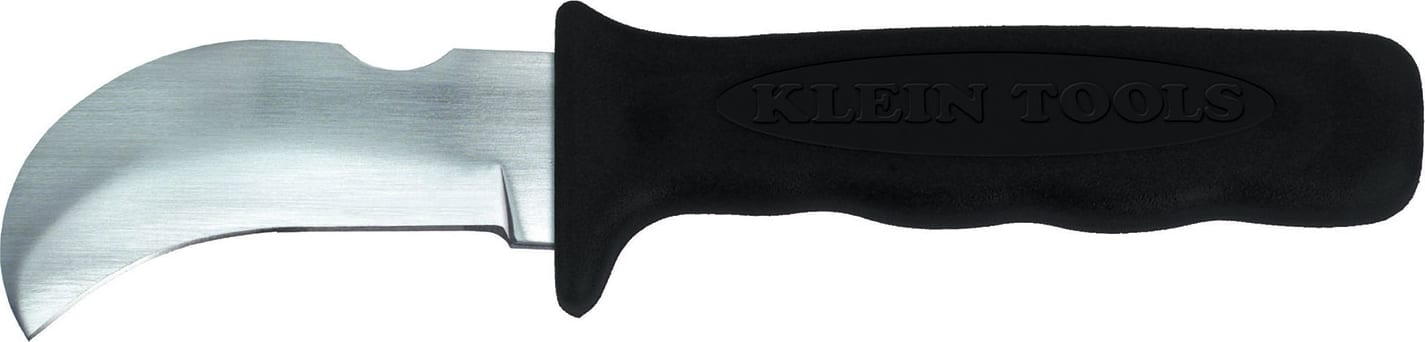 Klein Tools 1570-3LR Skinning Knife with Hook Blade and Notch
