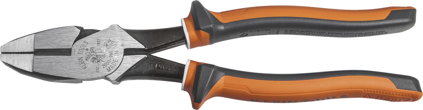 Klein Tools 20009NEEINS Heavy Duty Side Cutting Pliers Insulated