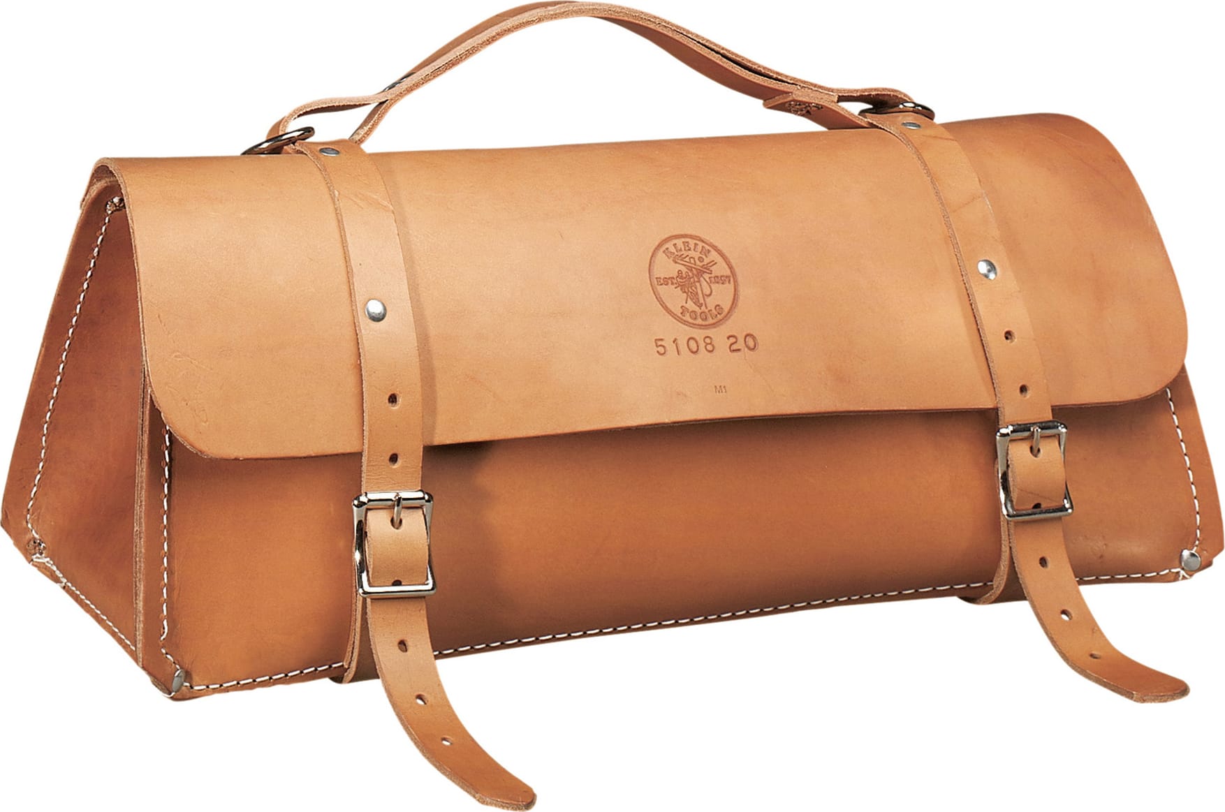 Klein Tools 5108-20 Deluxe Leather Bag (20")
