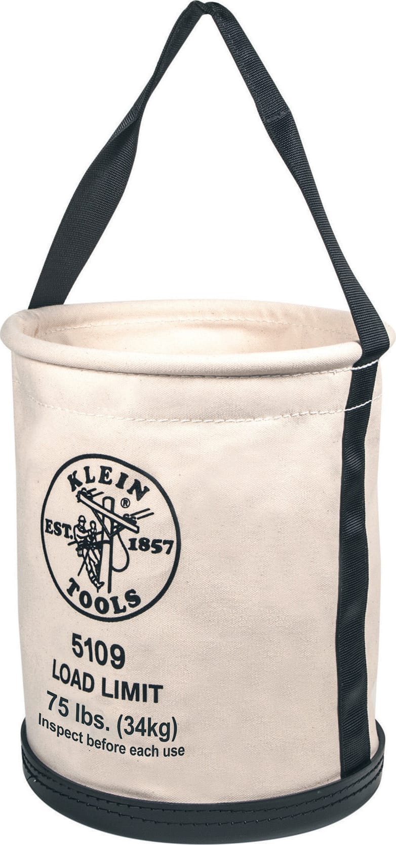 Klein Tools 5109 Wide-Opening Straight-Wall Bucket