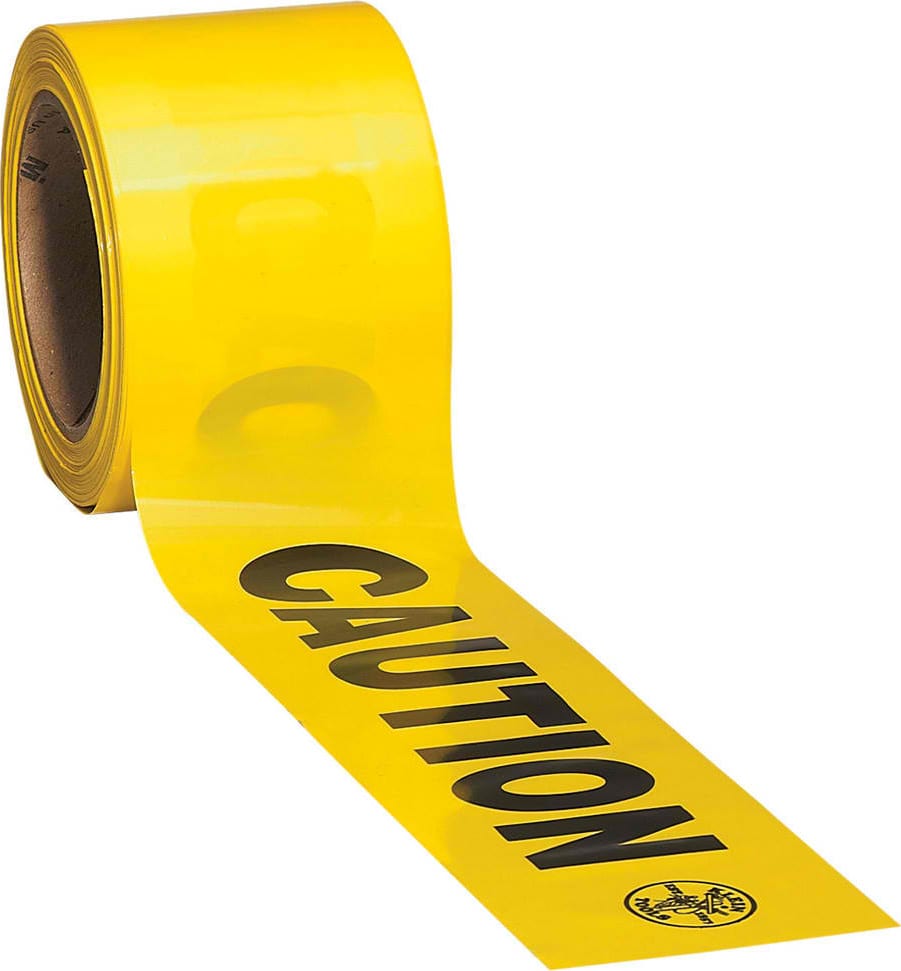 Klein Tools 58000 Caution Warning Tape Barricade (200 ft)