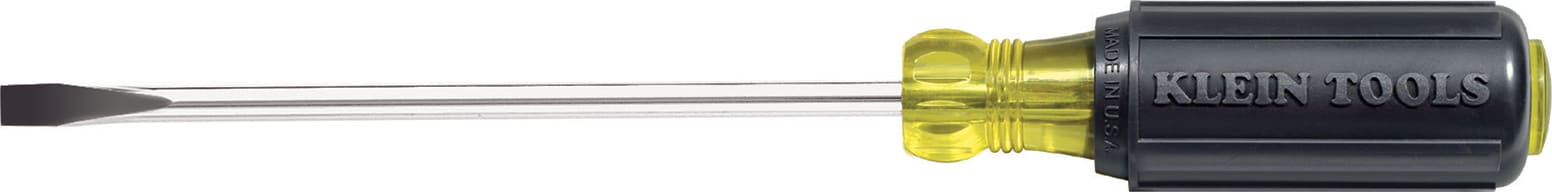 Klein Tools 605-10 Cabinet Tip Screwdriver 1/4" Shank 10"