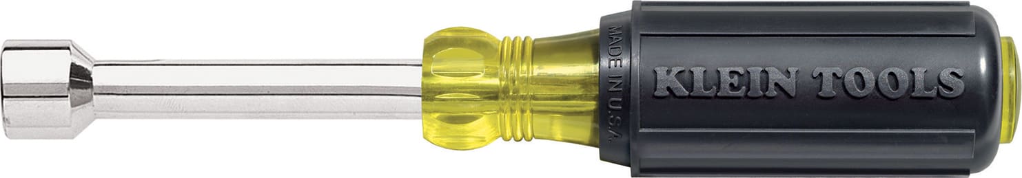 Klein Tools 630-3/16 3/16" Hollow Shaft Nut Driver 3" Shaft