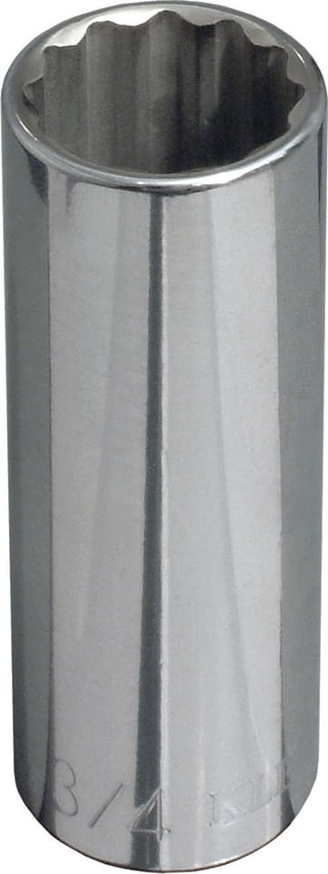 Klein Tools 65826 9/16" Deep 12-Point Socket - 1/2" Drive