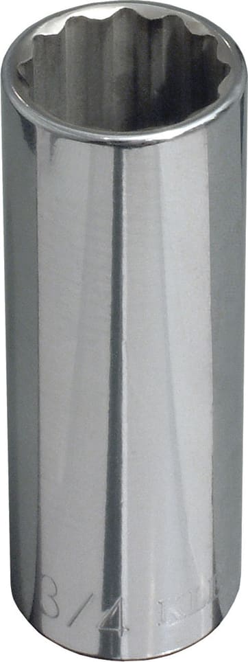 Klein Tools 65828 Deep 12-Point Socket 11/16" - Drive 1/2"