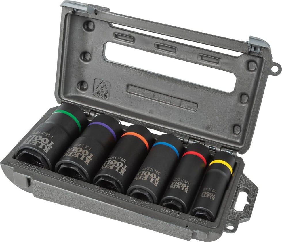 Klein Tools 66060 - 2-in-1 Impact Socket Set