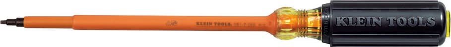 Klein Tools 661-7-INS Insulated #1 Square - 7'' Screwdriver
