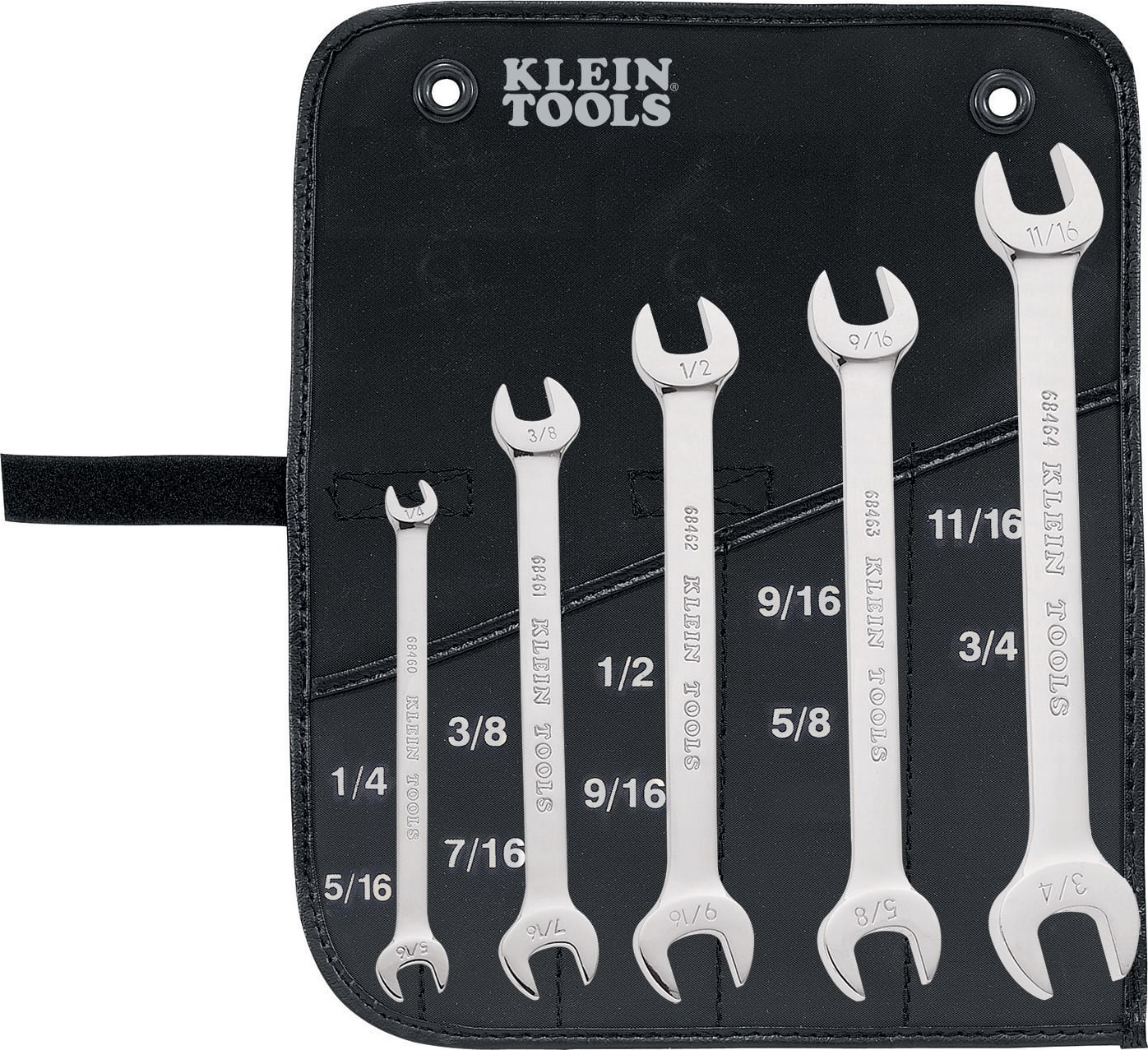 Klein Tools 68450 5 Piece Open-End Wrench Set