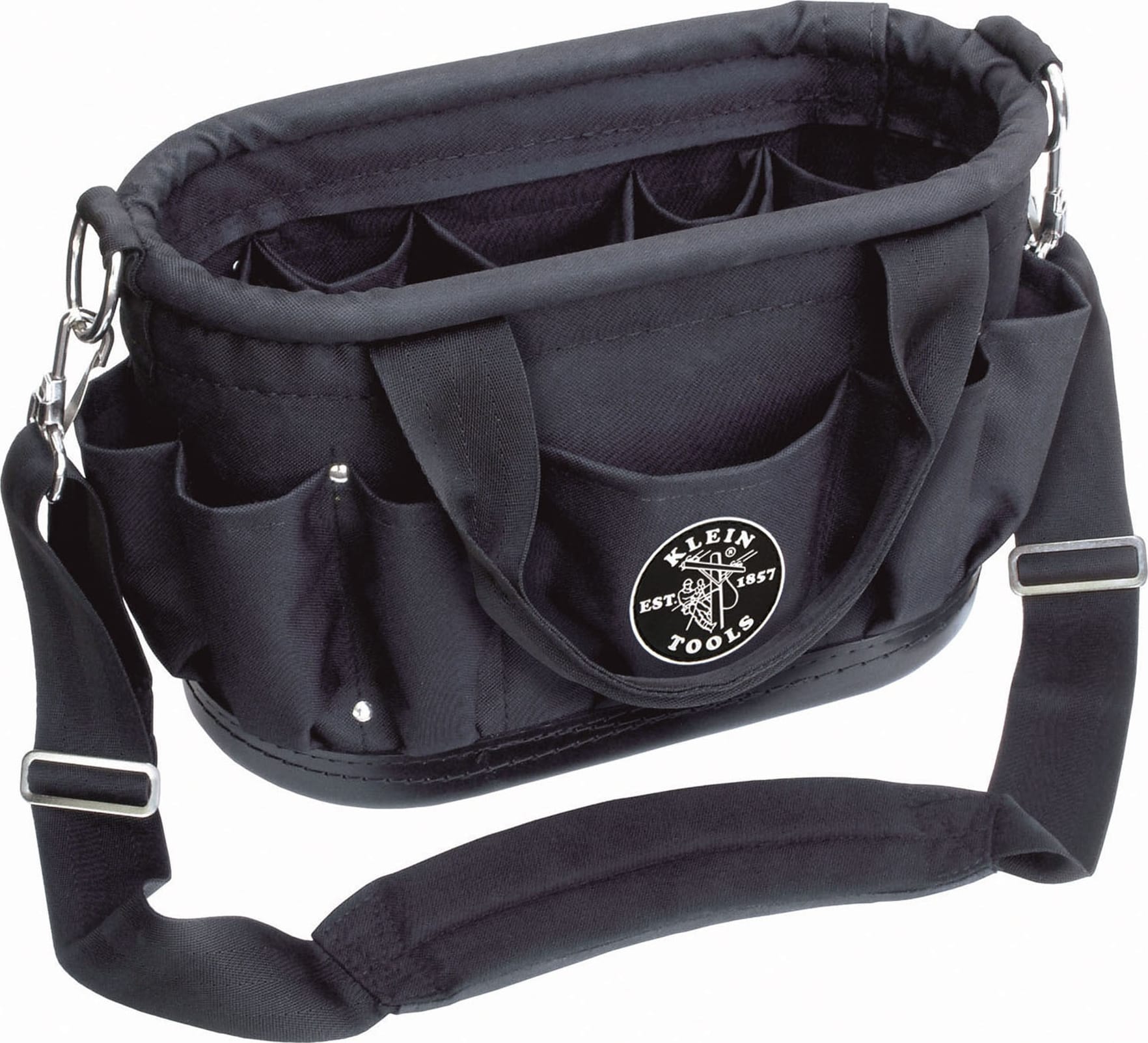 Klein Tools 58888 12-Pocket Tool Tote with Shoulder Strap