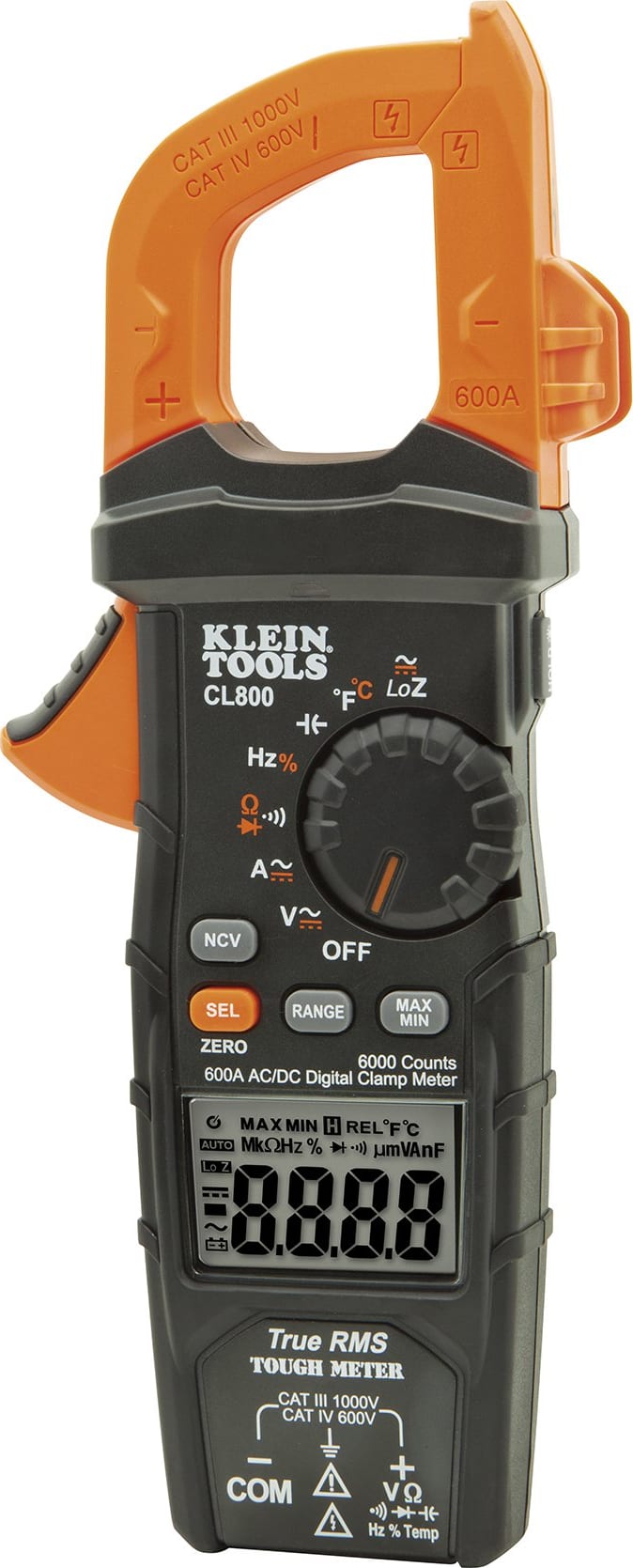 Klein Tools CL800 AC/DC Auto-Ranging Digital Clamp Meter