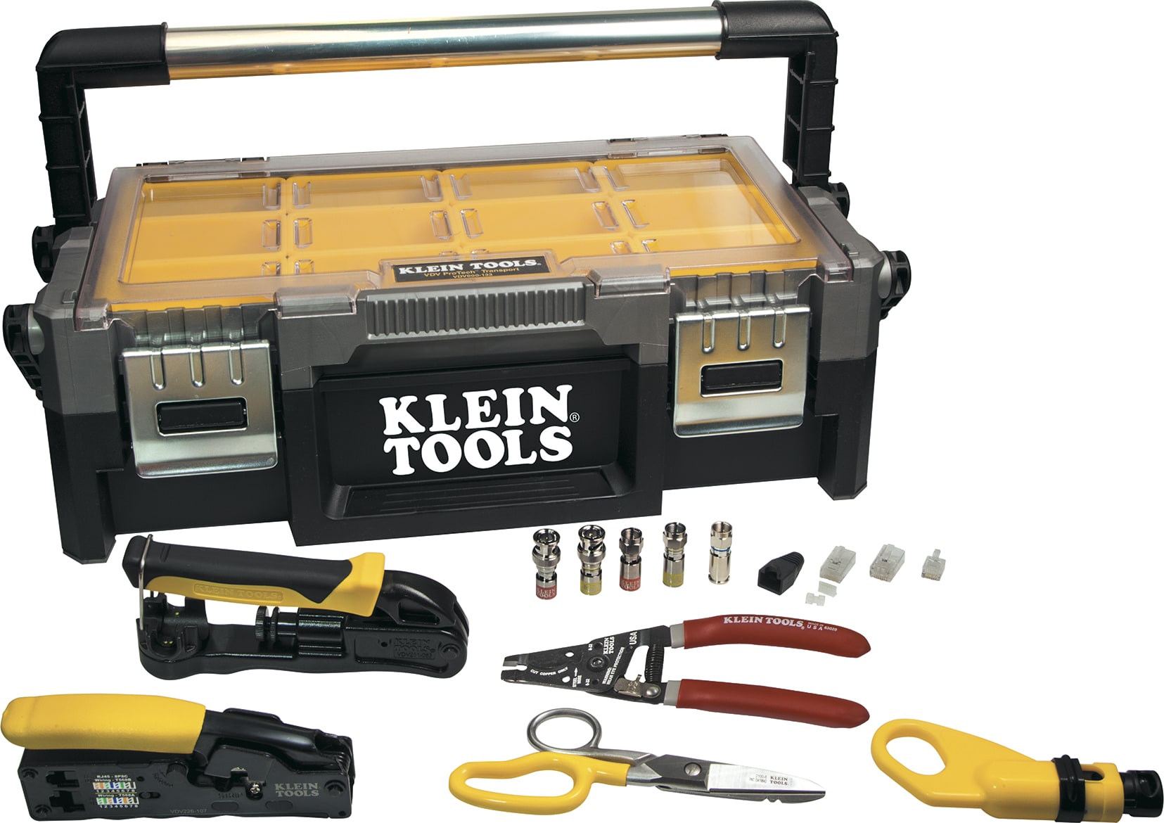 Klein Tools VDV001-833 VDV ProTech Data & Coaxial Kit