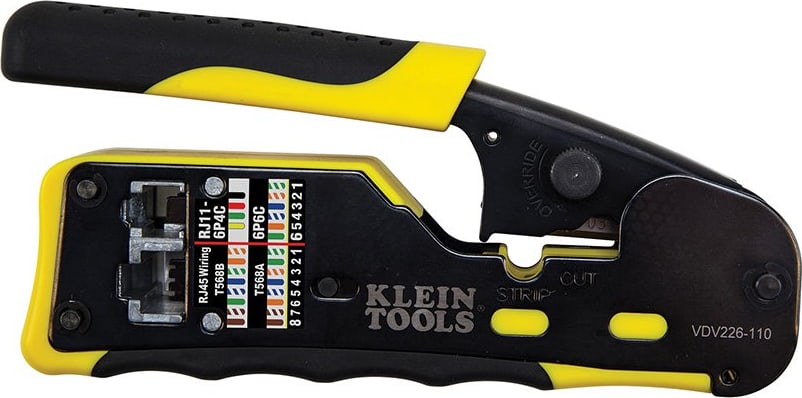 Klein Tools VDV226-110 Pass-Thru Modular Crimper