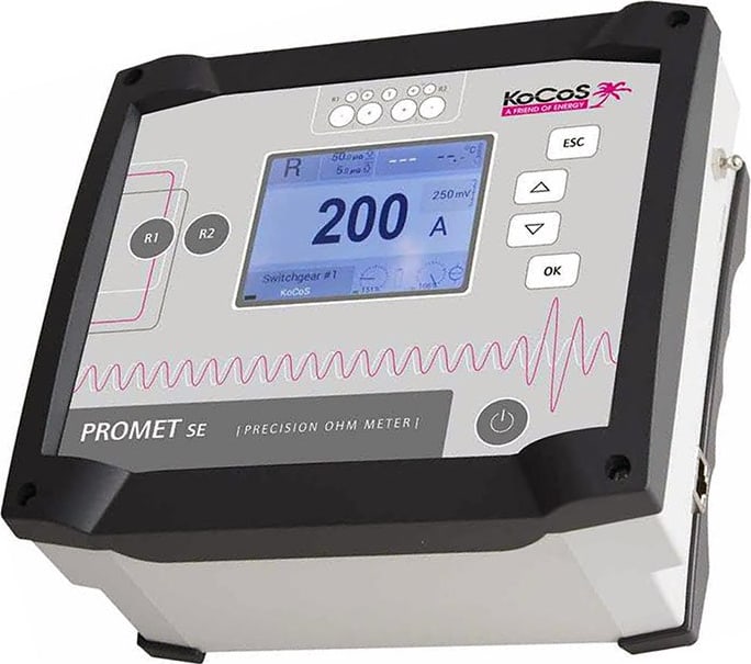 KoCos PROMET SE Handheld Micro-Ohm Meter (200A)