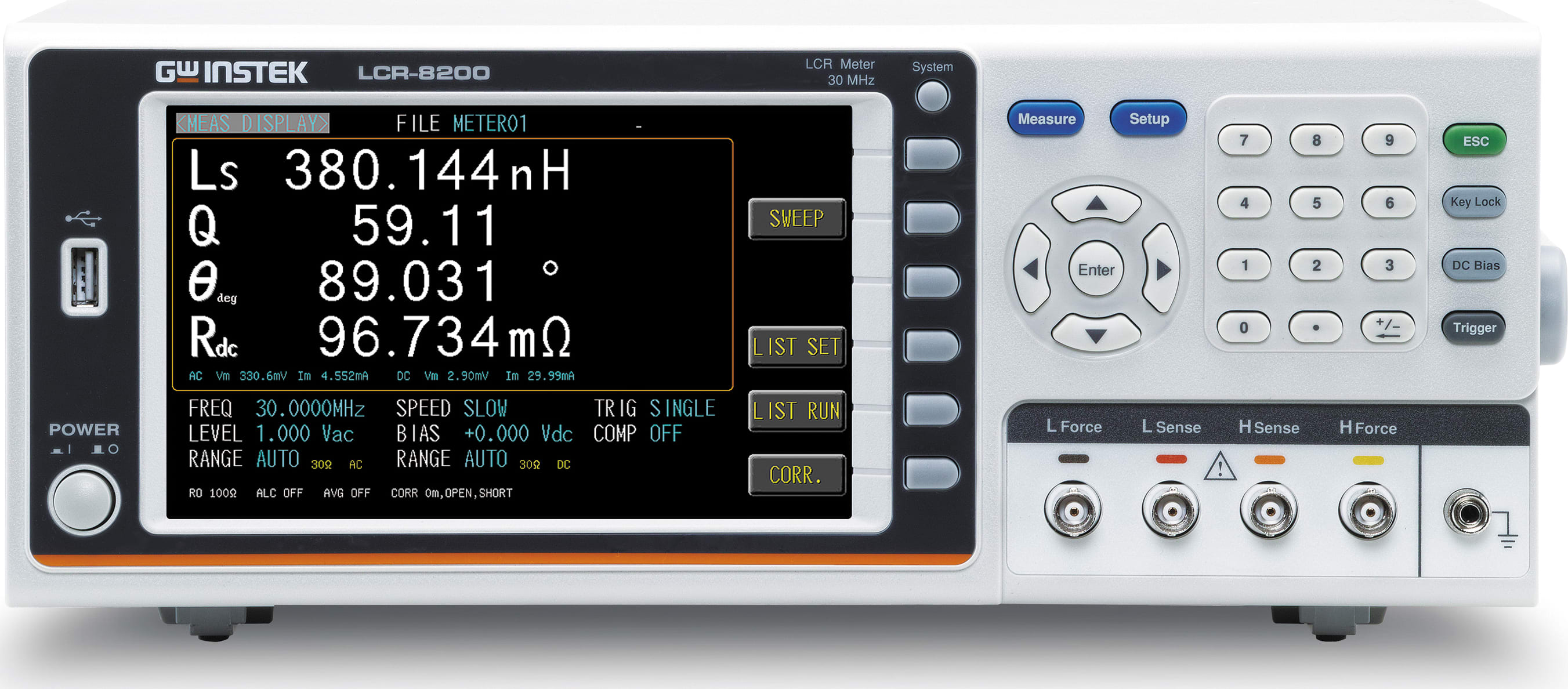 Instek LCR-8205 - High Frequency LCR Meter, 10Hz - 5 MHz