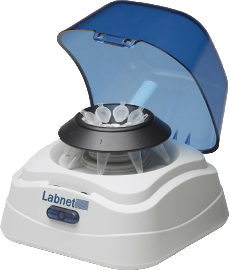 Labnet C1601-B Mini Microcentrifuge Blue lid