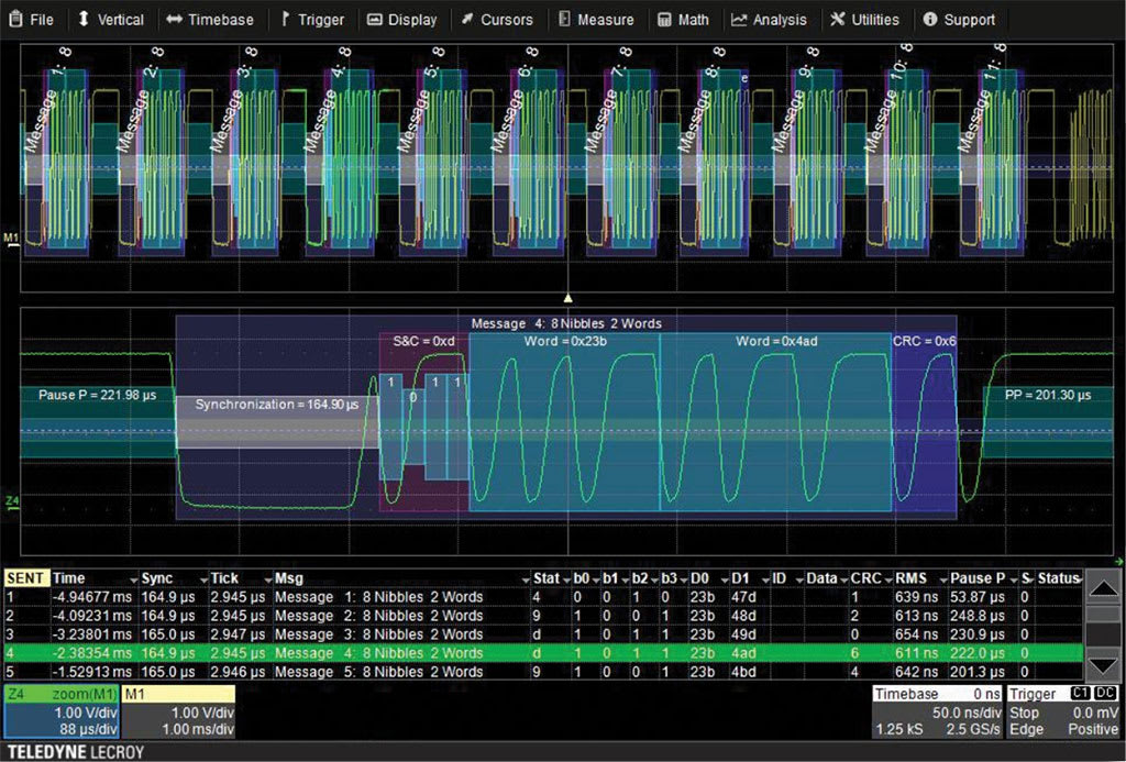 LeCroy WS510-SPIBUS TD Serial Data Decode Options