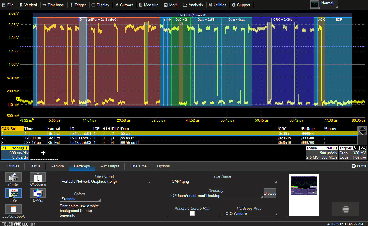 LeCroy WS510-CANBUS TD CAN Trigger and Decode Option for WaveSurfer 510
