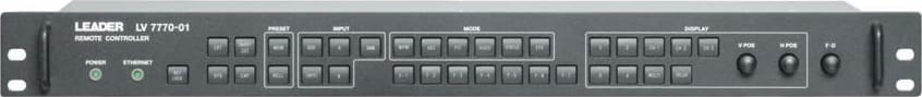 Leader LV7770-01 Remote Control Panel for LV7770