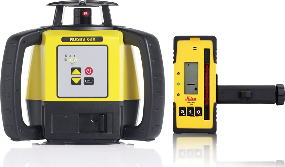 Leica RUGBY 620 - 6011152 - Rugby 620 Rotating Laser Level with Rod Eye .