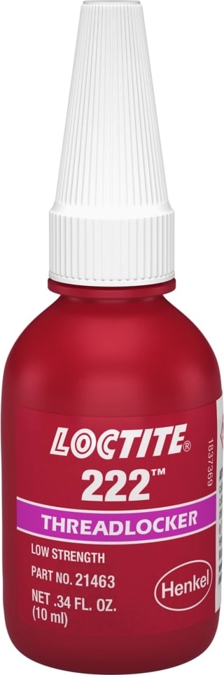 LOCTITE 222 - Threadlocker low strength - Henkel Adhesives