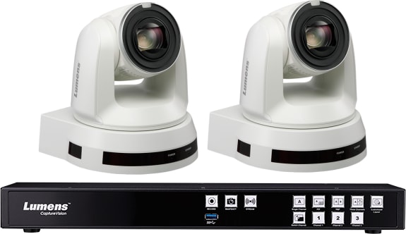 Lumens LC200Bundle61PW - LC200 CaptureVision w/Two VC-A61P PTZ Cameras Bundle (White)