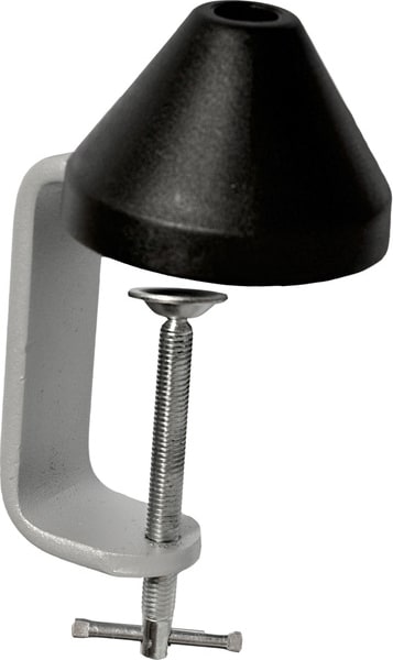 Luxo BRK014904 - AH-Edge Mount Bracket Mounting On Horizontal Surfaces, White