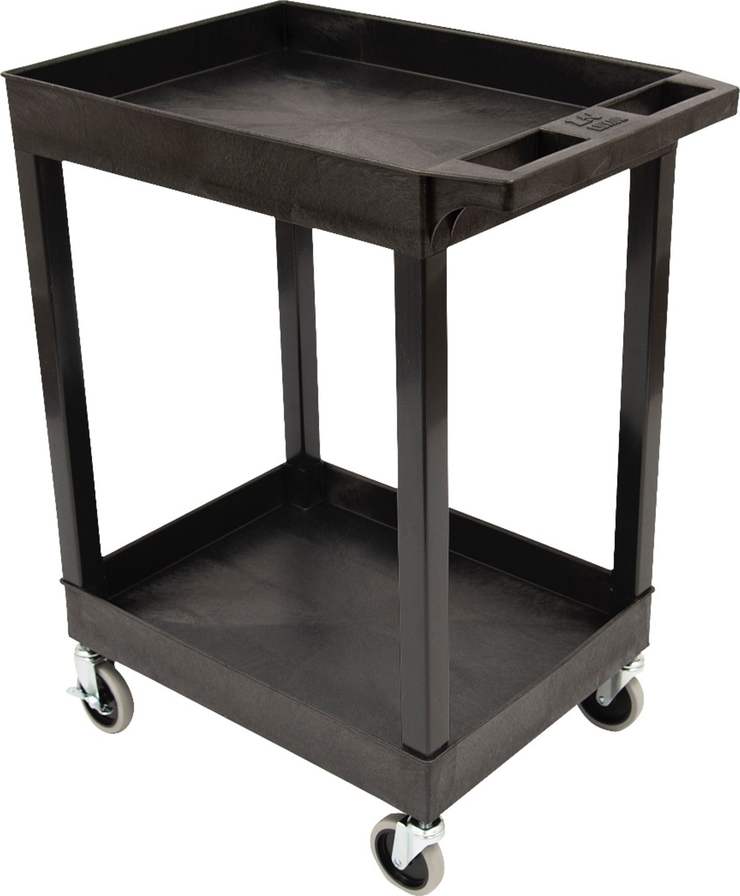 luxor 2 shelf tub cart