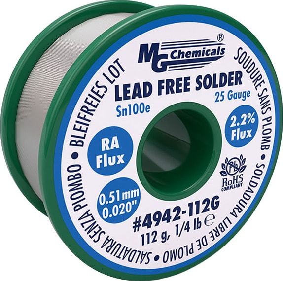 MG Chemicals 4942-112G Lead Free RA Solder Sn100e