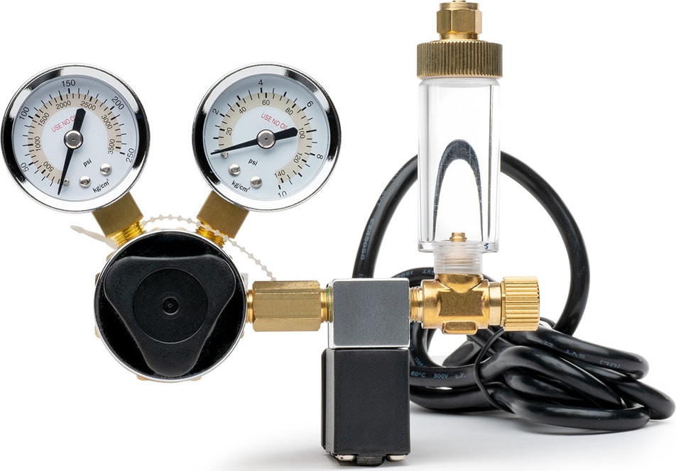 Milwaukee Instruments MA957 - CO2 Flow Pressure Regulator with Solenoid Valve