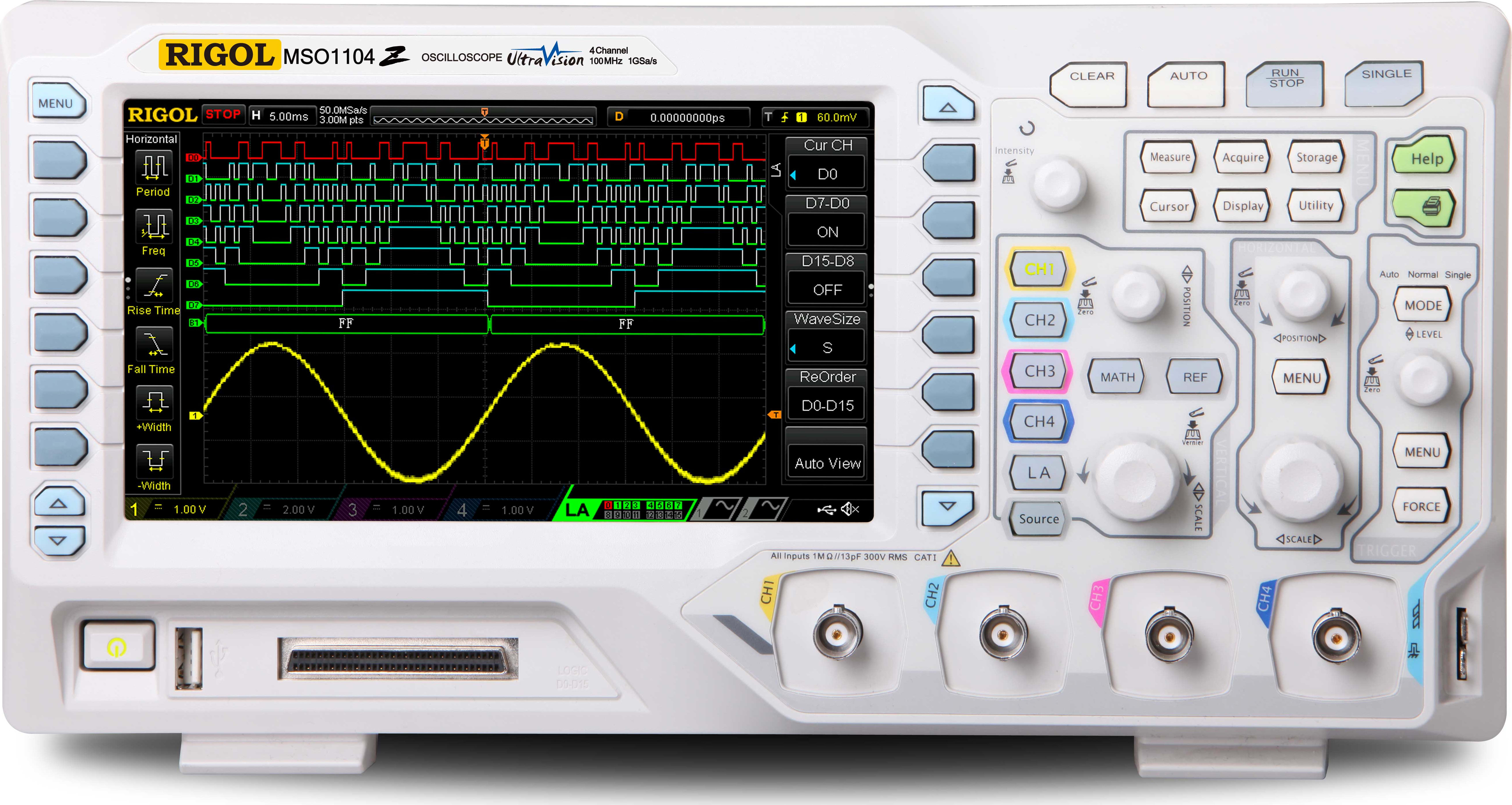 MSO1104Z-S Mixed Signal Oscilloscope