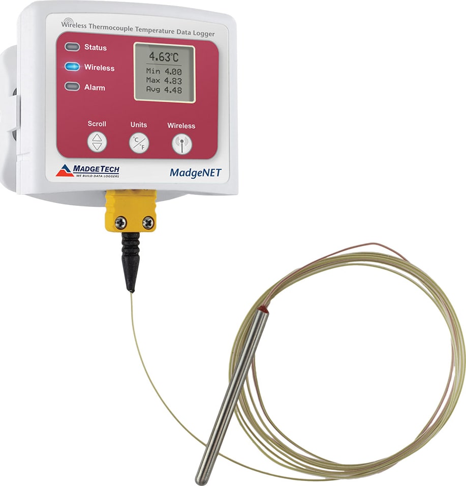 Madgetech VTMS w/o Bottle - Wireless Vaccine Temperature Monitoring System, No Glycol