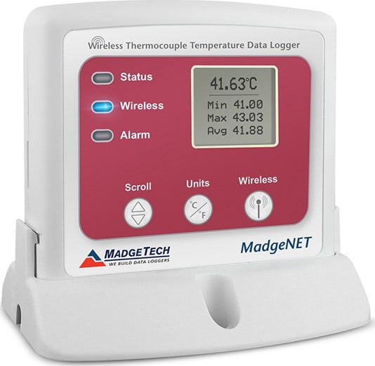 Madgetech RFTCTemp2000A Wireless Thermocouple Temperature Data Logger