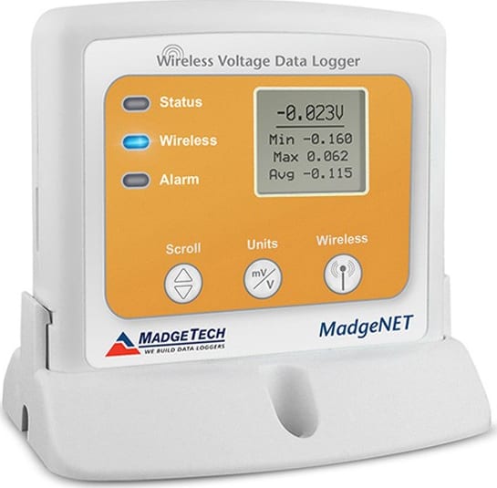 Madgetech RFVolt2000A Two-way Wireless Voltage Data Logger