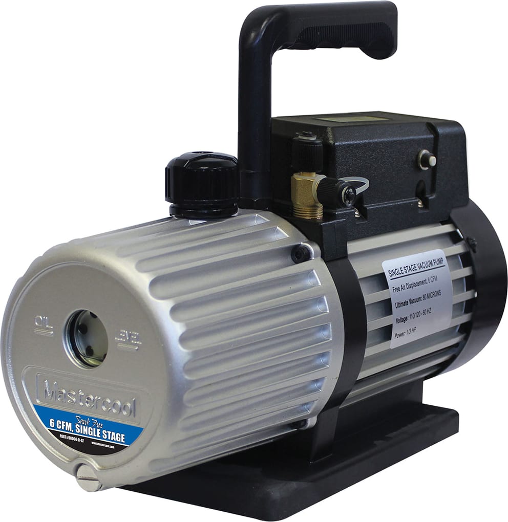 Mastercool 90066-B-SF - Spark Free 6 CFM Vacuum Pump (Single Stage