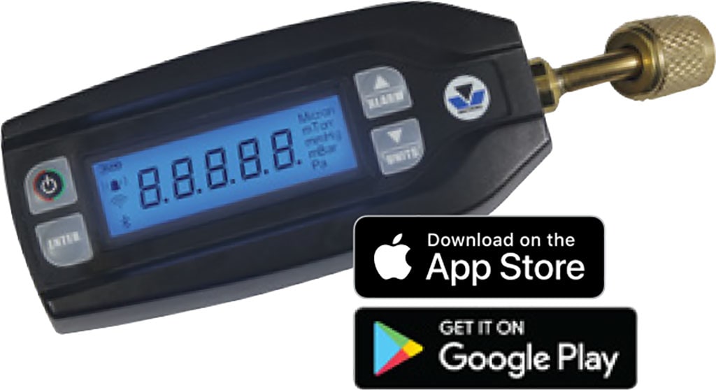 Mastercool 98063BT Digital Vacuum Gauge with Bluetooth Wireless