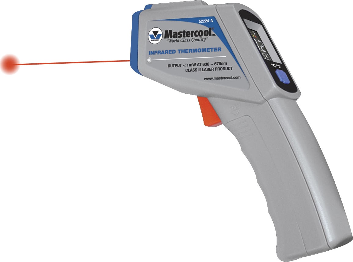 Mastercool 52224-A-SP Infrared Thermometer with Laser (12:1) includes free 52220