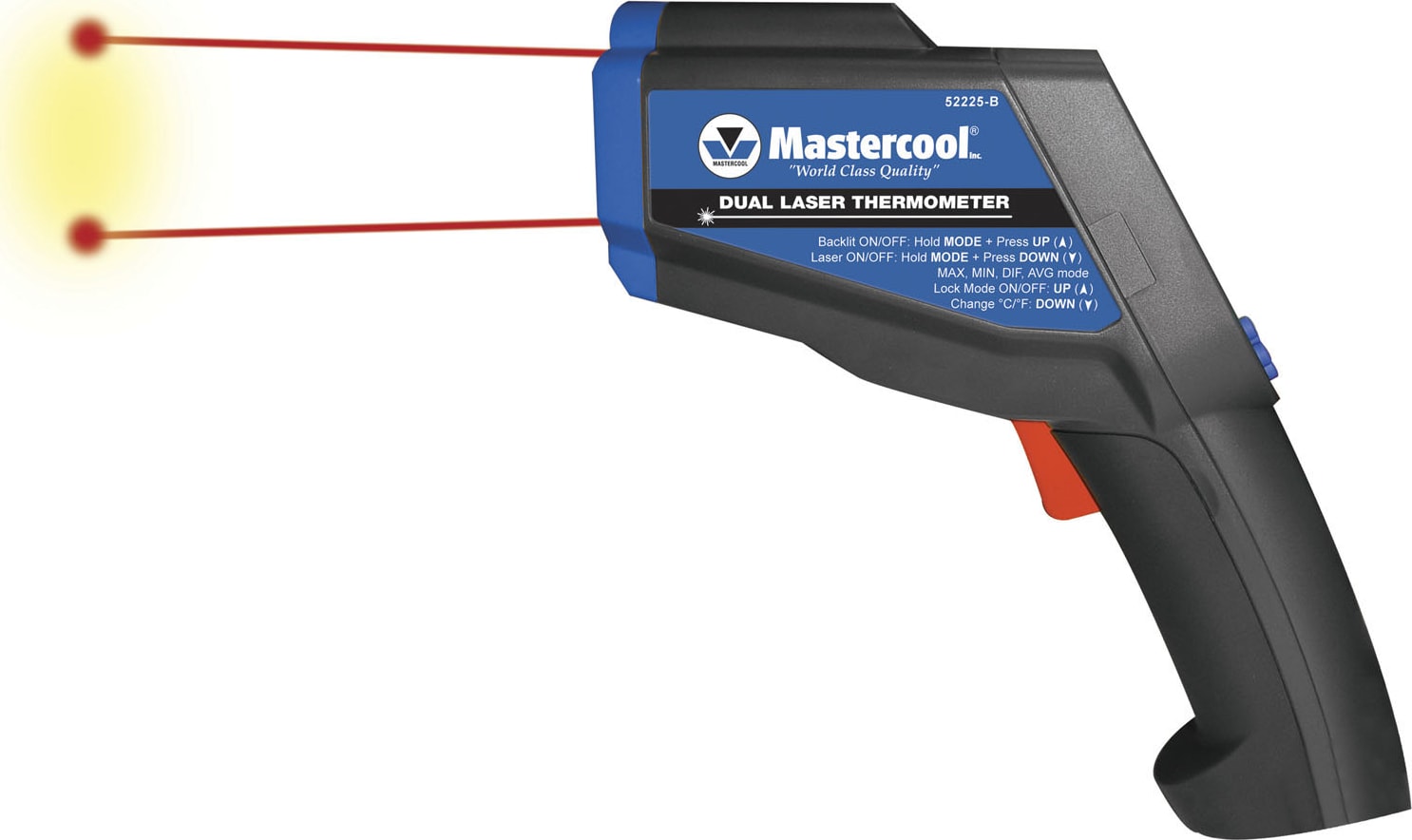 Mastercool 52225-B - Ultra Temp Dual Laser Thermometer (50:1)