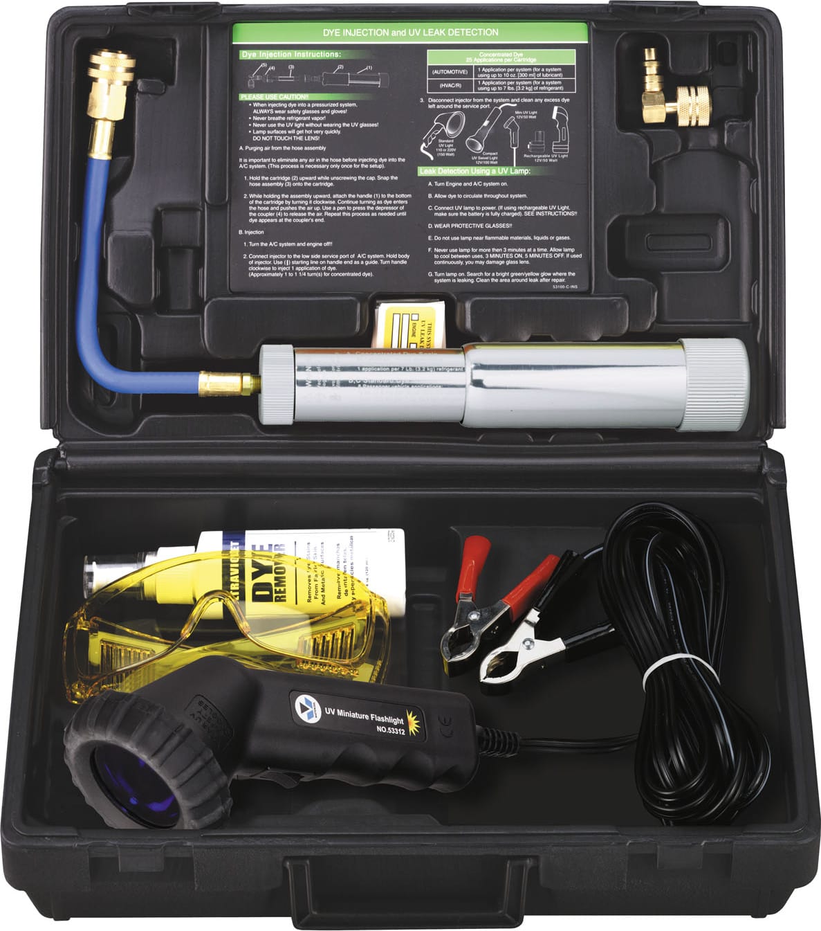 Mastercool 53500 UV Leak Detector Kits TEquipment