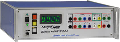 Compliance Biphasic P EN45502-2 MegaPulse Biphasic EN45502-2 Surge Tester