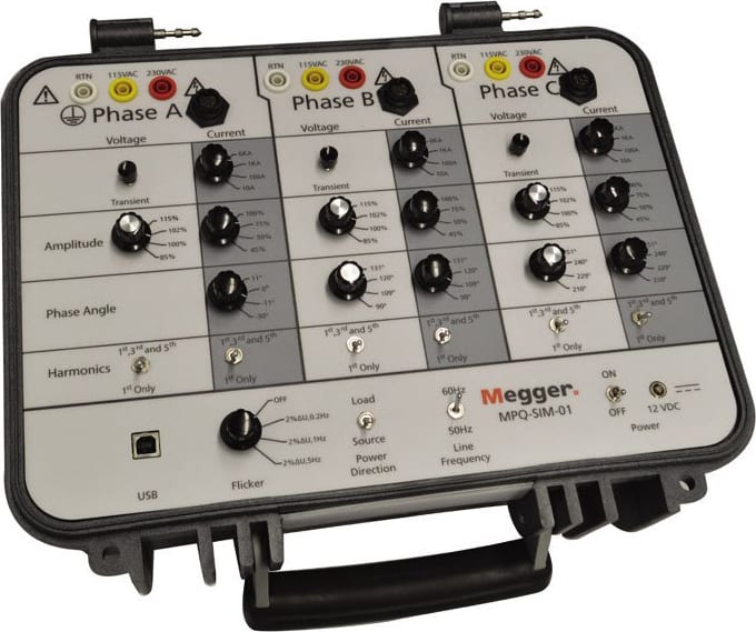 Megger Power Quality Simulator