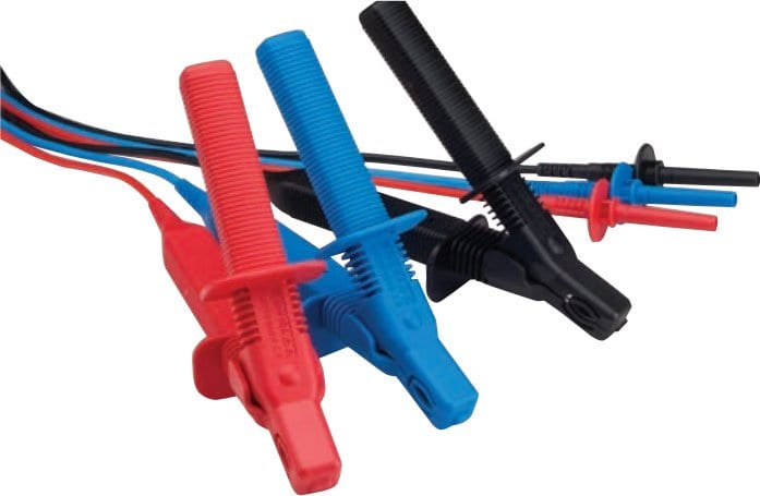 Megger 1003-201 25m Test Lead Set x 3 Large Sized 10kV Insulated Clips