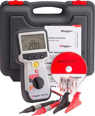 Megger MIT410/2 50V/100V/250V/500V/1000V 600V CATIV Insulation and Continuity Tester   PI, DAR