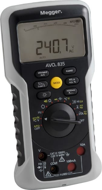 Megger AVO835 Digital TRMS Multimeter