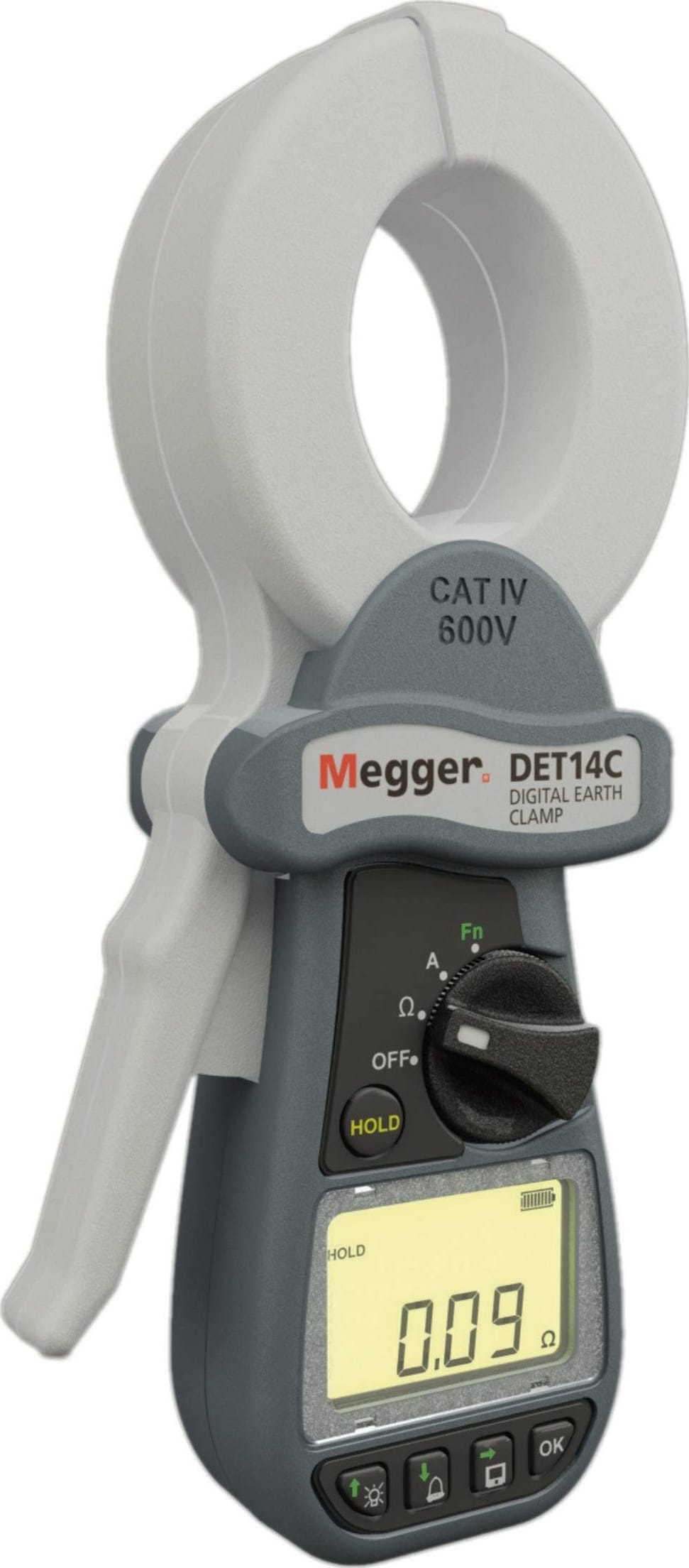 Megger DET14C Digital Clamp-On Ground Resistance Meter